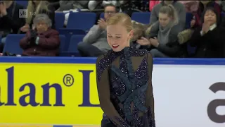 Eva Lotta KIIBUS. Finlandia trophy 2019, SP