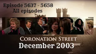 Coronation Street - December 2003