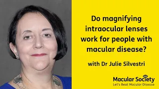 Do magnifying intraocular lenses work for people with macular disease?