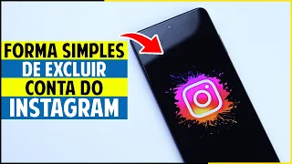 Como EXCLUIR CONTA do INSTAGRAM definitivamente pelo celular