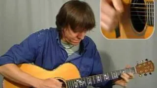 Cripple Creek- Clawhammer Guitar Demonstration. Steve Baughman