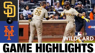 Padres vs. Mets Wild Card Game 1 Highlights (10/7/22) | MLB Postseason Highlights