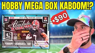 I PAID $80 FOR THIS!!! 2023 ABSOLUTE FOOTBALL HOBBY MEGA BOXES