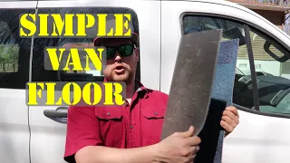 DIY Simple Van Floor | Ford Transit | Bed Rug