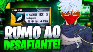 🔴 FREE FIRE AO VIVO 🔴RUMO AO DESAFIANTE🔴 JOGANDO COM INSCRITOS 🔴