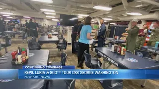 Luria, Scott speak with sailors after USS George Washington suicides