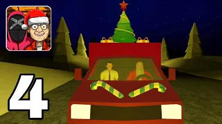 Grandpa And Granny 3: Gameplay New Christmas And Squid Chapter (iOS/Android)