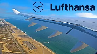 Lufthansa Airbus A340-642 | Los Angeles to Munich