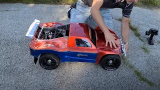 Losi 5T 2.0 Quick Speed Run Test Hit - 86MPH - New gearing on the way to hit 100MPH