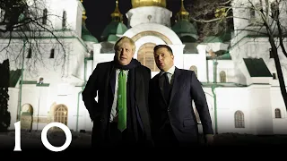 Boris Johnson's first visit to Kyiv Ukraine
