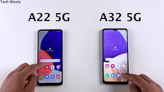 SAMSUNG A22 5G vs A32 5G Speed Test & Ram Management