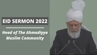 Eid-ul-Fitr Sermon 2022 #LIVE | Hazrat Mirza Masroor Ahmad | Head of The Ahmadiyya Muslim Community