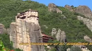 Greece,monasteries hanging in the sky.Incredible!Full HD