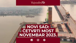 Novi Sad: Četvrti most na Dunavu / Novembar 2023