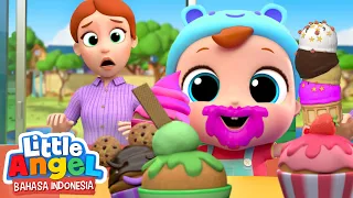 Muffin dan Es Krim | Lagu Anak Balita Makan | Little Angel Bahasa Indonesia