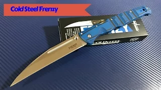 Cold Steel Frenzy folding knife with Carpenter XHP blade steel  huge and crazy fun knife