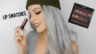 NYX Soft Matte Lip Cream Swatches: ALL 36 SHADES!