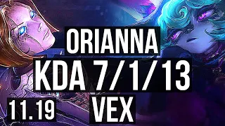 ORIANNA vs VEX (MID) | 7/1/13, Rank 10 Ori | BR Challenger | v11.19