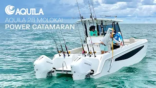 Aquila 28 Molokai Power Catamaran | Fishing Lifestyles