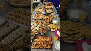 buffet déjeuner marocain بوفيه فطور مغربي 0611247136