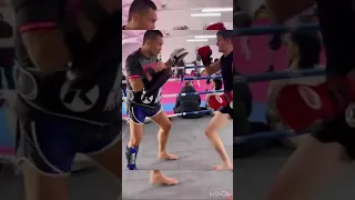 Elite Muay Thai Pad Work Training