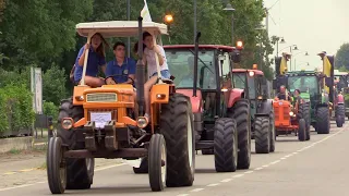 21° Raduno Trattori Rovereto s/S (MO) 2023 - Vintage/New tractors parade - FIAT, JD, Landini, NH...