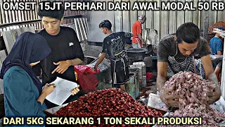 OMSET 15JT PERHARI DARI AWAL MODAL 50RB !! DULU CUMA 5KG SEKARANG 1TON SEKALI PRODUKSI || IDE BISNIS