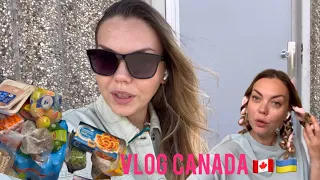 Vlog🇨🇦Школа🏫Dollarama🛍️Sobeys🛍️Тест бигудей👱‍♀️Сильный град😱