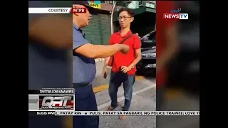 QRT: Lalaking sinita dahil sa number conding, arestado matapos magpakita ng pekeng police I.D.