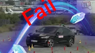 Moose test fails electric cars compilation 2022 #mustang #electro #challenge #fail #fails