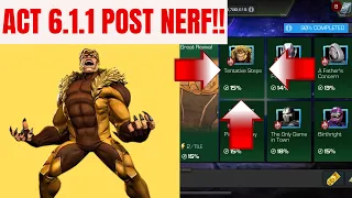 HOW TO BEAT ACT 6.1.1 POST NERF | MCOC