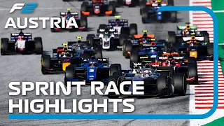 Formula 2 Sprint Race Highlights | 2022 Austrian Grand Prix