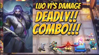 Luo yi's DAMAGE Deadly!! Combo!!! | Ling Skill 1 |Magic Chess MLBB