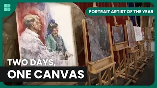 Artists Paint Dual Perspectives - Portrait Artist of the Year -  EP7 - Art Documentary