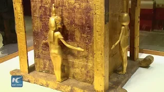 Golden pieces of Egypt's King Tut displayed for first time in Cairo