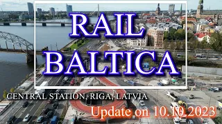 Rail Baltica Riga | Construction of the Central Station Riga | Latvia | Project Update | 3rd movie