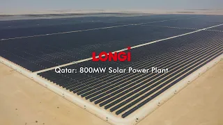LONGi Case: Qatar 800MW Solar Power Plant