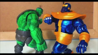 THANOS & RED HULK vs. WORLD BREAKER HULK & SENTRY | (Marvel Stop Motion)