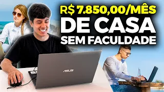 [VAI BOMBAR] 7 PROFISSÕES 2024 PARA GANHAR MUITO DINHEIRO DE CASA SEM FACULDADE