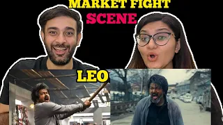 LEO Market Fight Scene Reaction | Vijay