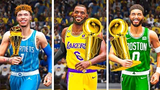 WINNING A RING WITH EVERY NBA TEAM IN 1 VIDEO (50 YEAR SIM)