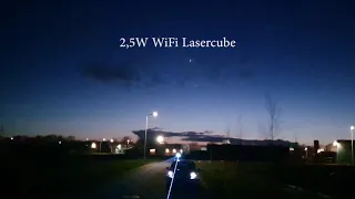 Wifi Laser cube range test