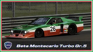 Lancia Beta Montecarlo Turbo Gr.5 *Assetto Corsa. TV and on board video with pedals insight!