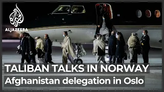 Taliban delegation begins talks in Oslo