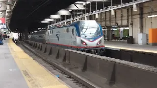 Amtrak and NJ Transit Morning Rush Hour at NPS