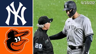 New York Yankees @ Baltimore Orioles | Game Highlights | 4/16/22