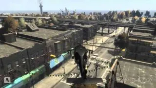GTA 4 helicopter tail snapping off crash