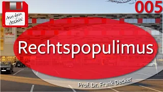 Prof. Dr. Frank Decker - Rechtspopulismus - 12.12.16 | AusdemArchiv (005)