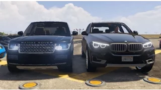 GTA V | RANGE ROVER VOUGE VS. BMW X5M | DRAG RACE