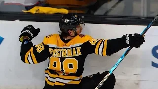 David Pastrnak takes late lead in Game 5